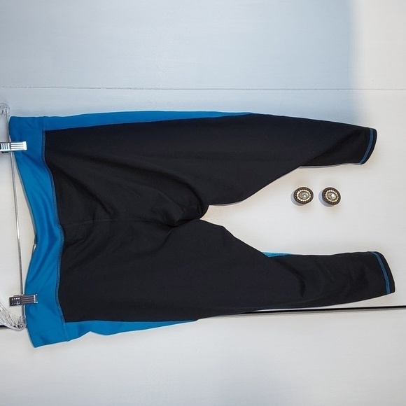Champion- Womens Blue/black Color Block Capri duo dry workout pants Sz.XXL - Picture 2 of 7